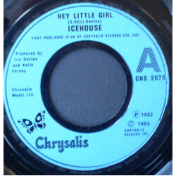 Icehouse Hey Little Girl Vinyl 7" USED