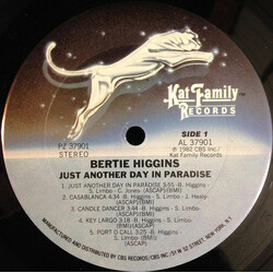 Bertie Higgins Just Another Day In Paradise Vinyl LP USED