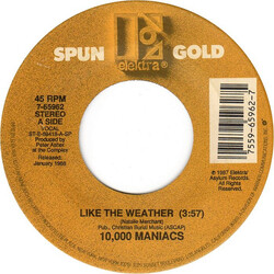 10,000 Maniacs Like The Weather / Peace Train USED VINYL 7INCH 45 RPM SINGLE