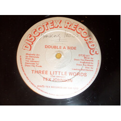 Tex Johnson Three Little Words / Heartbeat Vinyl 12" USED