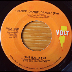 Bar-Kays Dance, Dance, Dance Vinyl 7" USED