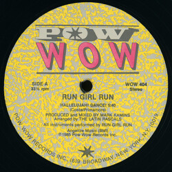 Run Girl Run Hallelujah! Dance! VINYL 12" USED