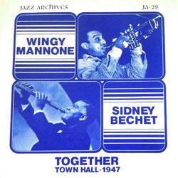 Wingy Manone / Sidney Bechet Together (Town Hall - 1947) Vinyl LP USED