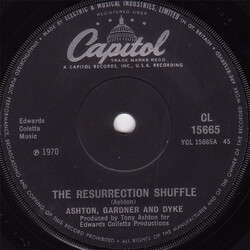Ashton, Gardner & Dyke The Resurrection Shuffle USED VINYL 7INCH 45 RPM SINGLE