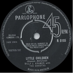 Billy J. Kramer & The Dakotas Little Children USED VINYL 7INCH 45 RPM SINGLE