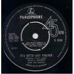 Billy J. Kramer & The Dakotas It's Gotta Last Forever USED VINYL 7INCH 45 RPM SINGLE