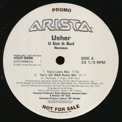 Usher U Got It Bad (Remixes) VINYL 12" USED