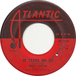 Percy Sledge It Tears Me Up USED VINYL 7INCH 45 RPM SINGLE