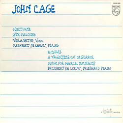 John Cage Nocturne - Six Melodies - Amores - A Valentine Out Of Season - Music For Marcel Duchamp Vinyl LP USED