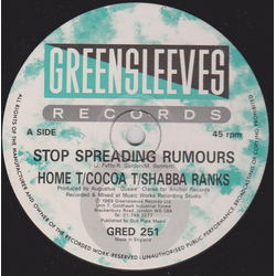 Home T / Cocoa Tea / Shabba Ranks Stop Spreading Rumours Vinyl 12" USED