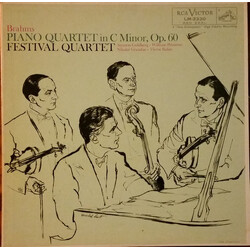 Johannes Brahms / The Festival Quartet Piano Quartet In C Minor, Op. 60 Vinyl LP USED