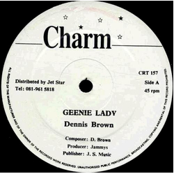Dennis Brown / Junior Cat Geenie Lady / Life Hard Vinyl 12" USED