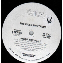 The Isley Brothers Inside You USED VINYL 12INCH 33 S RPM PROMO STEREO