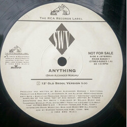 SWV Anything USED VINYL 12INCH PROMO