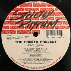 The Presta Project Biggatty (Bone) USED VINYL 12INCH 33 S RPM