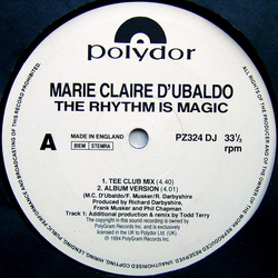 Marie-Claire D'Ubaldo The Rhythm Is Magic Vinyl 12" USED