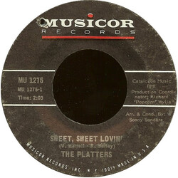 The Platters Sweet, Sweet Lovin' / Sonata USED VINYL 7INCH 45 RPM STYRENE