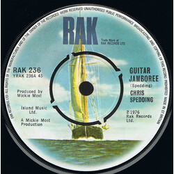 Chris Spedding Guitar Jamboree USED VINYL 7INCH 45 RPM SINGLE