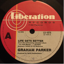 Graham Parker Life Gets Better USED VINYL 7INCH 45 RPM SINGLE
