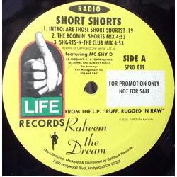 Raheem The Dream / MC Shy D Short Shorts Vinyl 12" USED