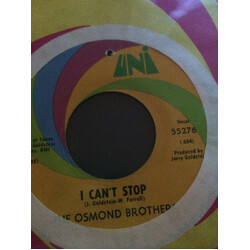 The Osmonds I Can't Stop Vinyl 7" USED
