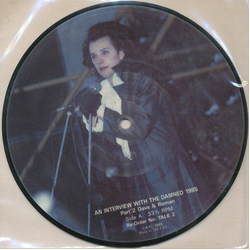 The Damned An Interview With The Damned 1985 USED VINYL 7INCH 33 S RPM PICTURE DISC UNOFFICIAL RELEASE