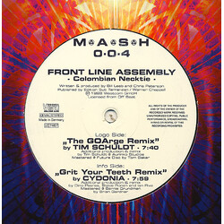 Front Line Assembly Colombian Necktie (Grit Your Teeth Remix) / Evil Playground (Chainsaw Mix) USED VINYL 12INCH 45 RPM