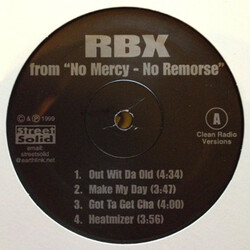 RBX From "No Mercy - No Remorse" USED VINYL 12INCH