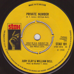 Judy Clay / William Bell Private Number Vinyl 7" USED