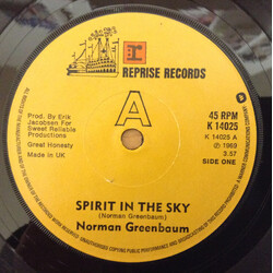 Norman Greenbaum Spirit In The Sky USED VINYL 7INCH 45 RPM SINGLE