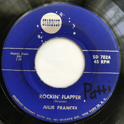 Julie Frances Rockin' Flapper USED VINYL 7INCH 45 RPM SINGLE