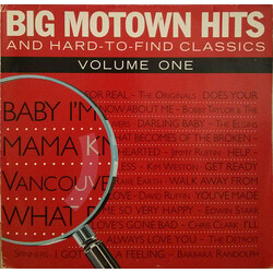 Various Big Motown Hits And Hard To Find Classics - Volume 1 Vinyl LP USED