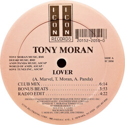 Tony Moran Lover USED VINYL 12INCH