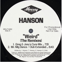 Hanson Weird (The Remixes) USED VINYL 12INCH PROMO