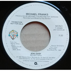 Michael Franks Jealousy USED VINYL 7INCH 45 RPM PROMO