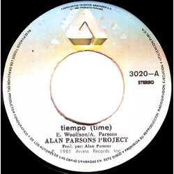 The Alan Parsons Project Tiempo = Time USED VINYL 7INCH 45 RPM SINGLE STEREO