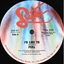 Feel (3) I'd Like To USED VINYL 12INCH 33 S RPM
