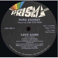 Pure Energy Love Game Vinyl 12" USED