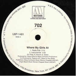 702 Where My Girls At? VINYL 12" USED