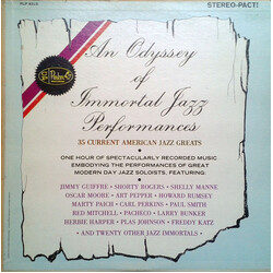 Various An Odyssey Of Immortal Jazz Performances Vinyl LP USED