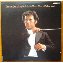 Johannes Brahms / Zubin Mehta Symphony No. 1 Vinyl LP USED