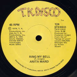 Anita Ward Ring My Bell USED VINYL 12INCH 45 RPM MISPRINT
