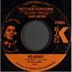 James Brown Mother Popcorn (You Got To Have A Mother For Me) USED VINYL 7INCH 45 RPM SINGLE STEREO