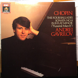 Frédéric Chopin / Andrei Gavrilov The Four Ballades Sonata No. 2 in B Flat Minor ("Funeral March") Vinyl LP USED