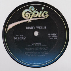 Mary Wells Gigolo USED VINYL 12INCH 33 S RPM