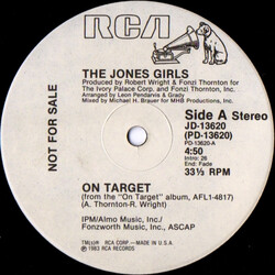 The Jones Girls On Target VINYL 12" USED