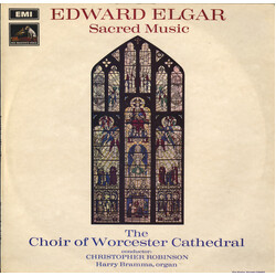Sir Edward Elgar / Choir Of Worcester Cathedral / Christopher Robinson / Harry Bramma Sacred Music Vinyl LP USED