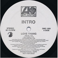 Intro (3) Love Thang USED VINYL 12INCH 33 S RPM PROMO