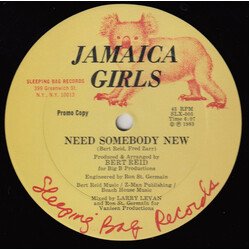 Jamaica Girls Need Somebody New USED VINYL 12INCH PROMO