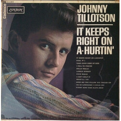 Johnny Tillotson It Keeps Right On A-Hurtin' Vinyl LP USED